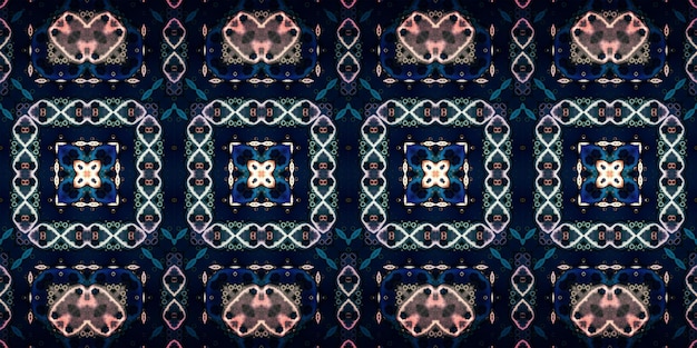 Geometryczny wzór haftu